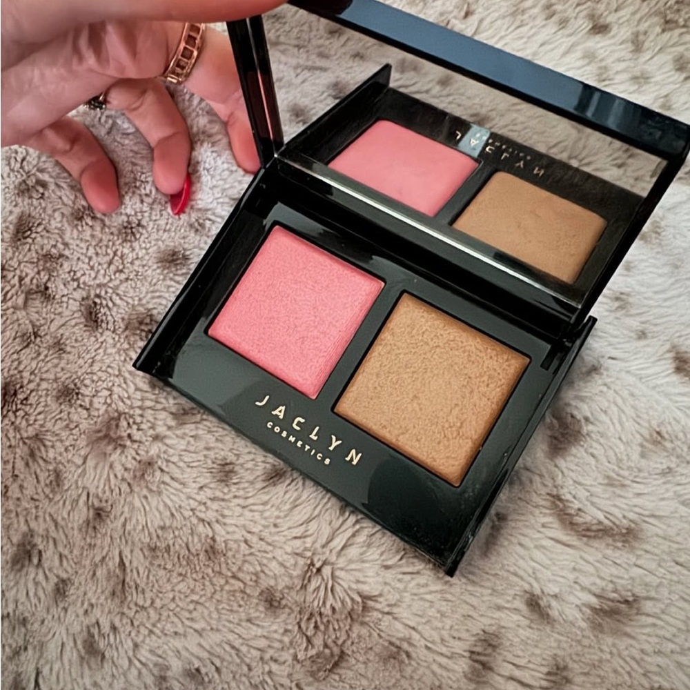 Jaclyn Cosmetics Pink and Tan Blush Palette